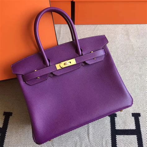 hermes purple handbags